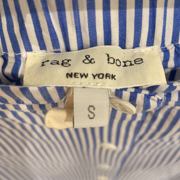 Rag & Bone Kacy Reversible Off-the-Shoulder Shirt - Picture 7 of 7